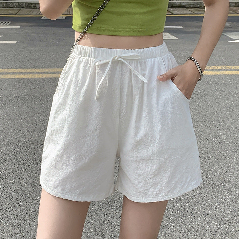 Load image into Gallery viewer, Women's Cotton Linen Casual Shorts
