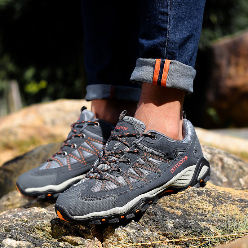 Load image into Gallery viewer, Genuine Leather Outdoor Hiking Shoes
