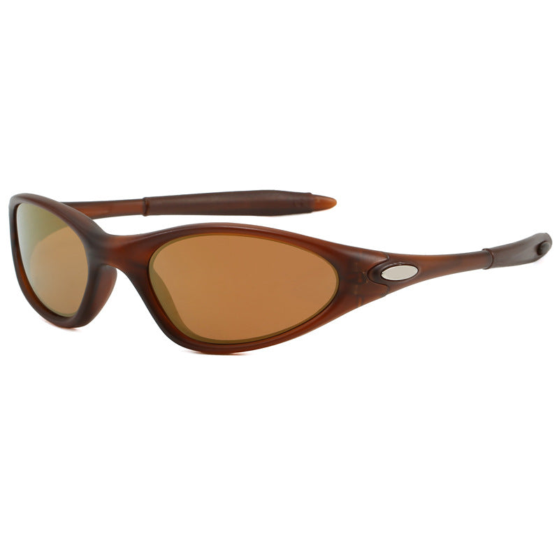 Load image into Gallery viewer, Retro oval outdoor cycling sunglasses
