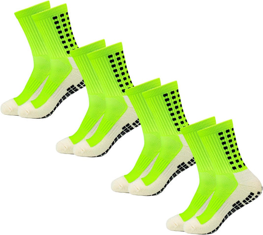 Grip Non Slip Sports and outdoor socks, 4 Pair