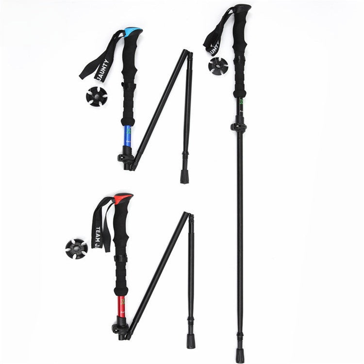 Load image into Gallery viewer, Four-Section Telescopic Aluminum Hiking Pole
