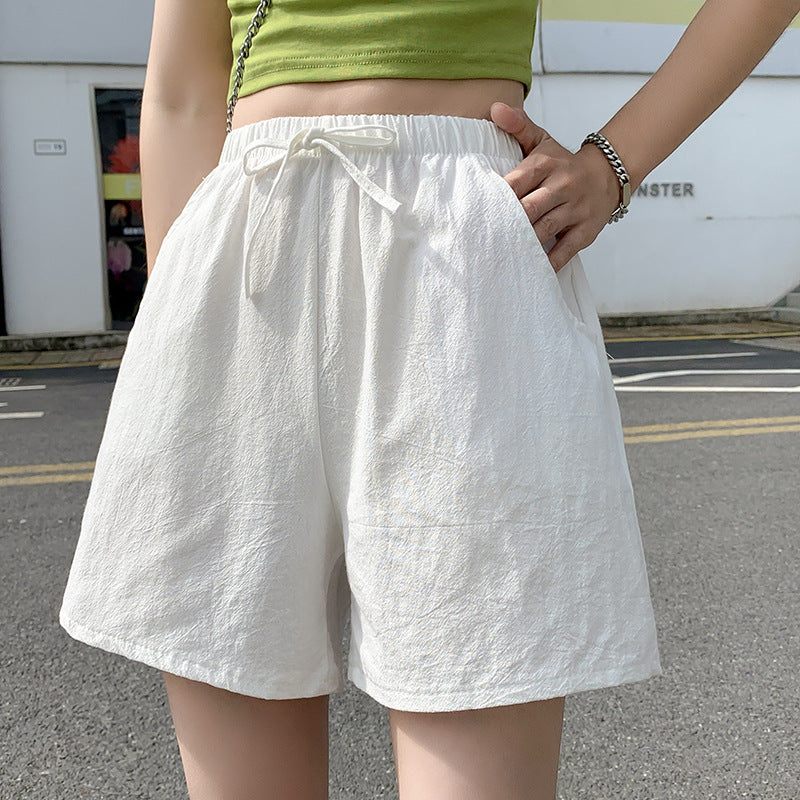 Load image into Gallery viewer, Women's Cotton Linen Casual Shorts

