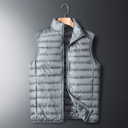 Lightweight White Duck Down Jacket