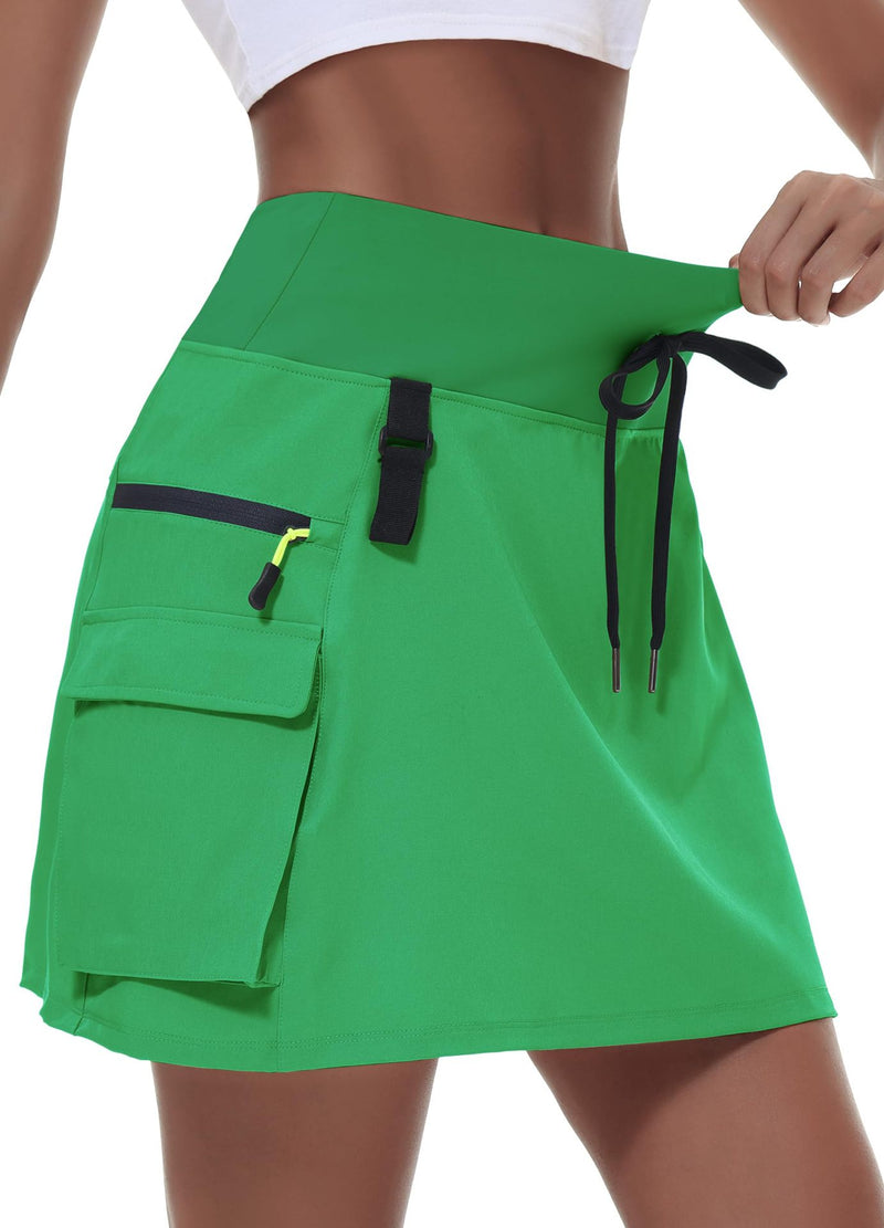Load image into Gallery viewer, Womens Hiking Cargo Skirt Pants

