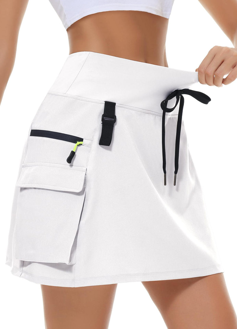 Load image into Gallery viewer, Womens Hiking Cargo Skirt Pants
