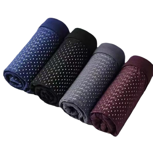 Men's Breathable Striped Boxer Underwear