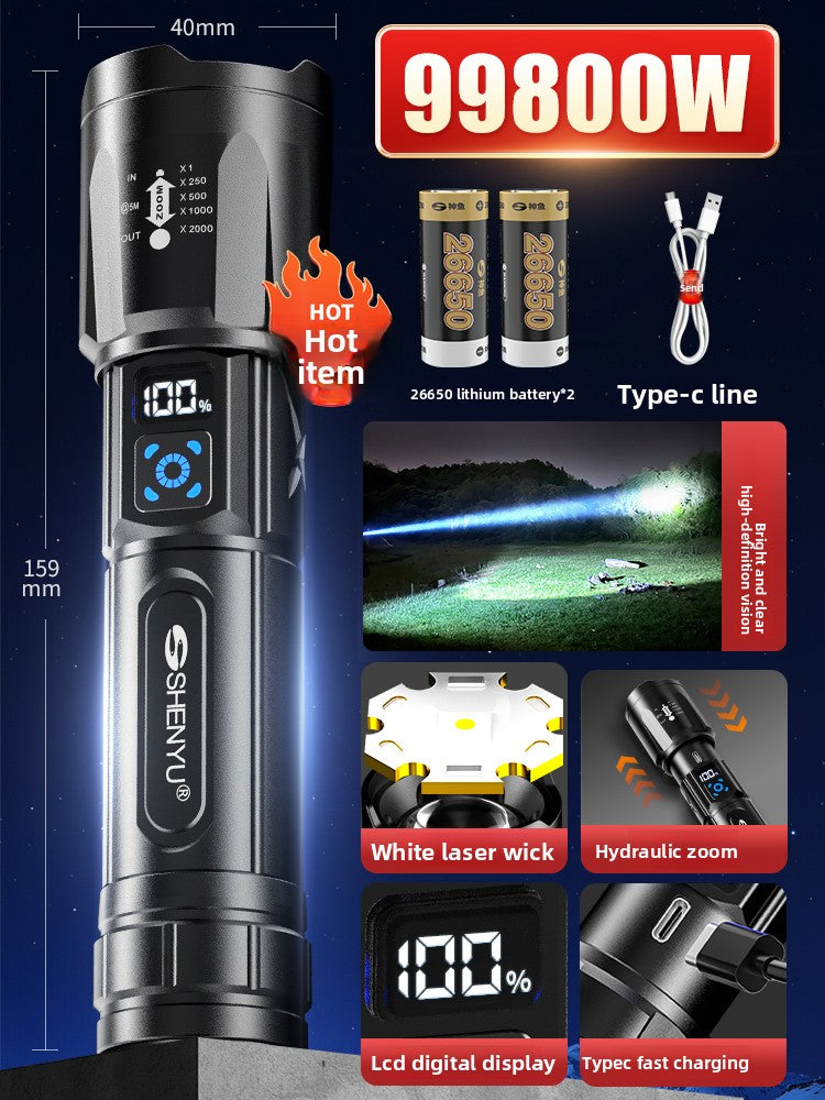 Load image into Gallery viewer, Rechargeable LED Flashlight
