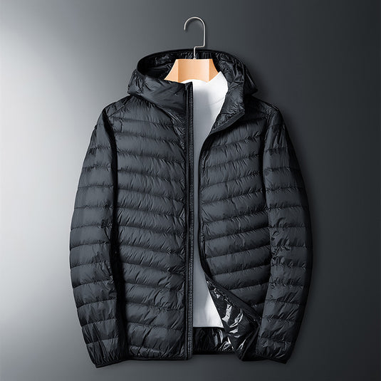 Lightweight White Duck Down Jacket