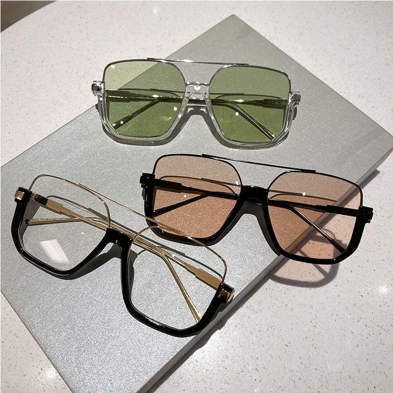 Load image into Gallery viewer, Anti-glare half-frame sunglasses
