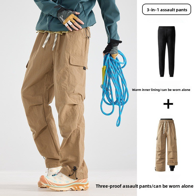 Load image into Gallery viewer, Three-in-One Waterproof Outdoor Pants
