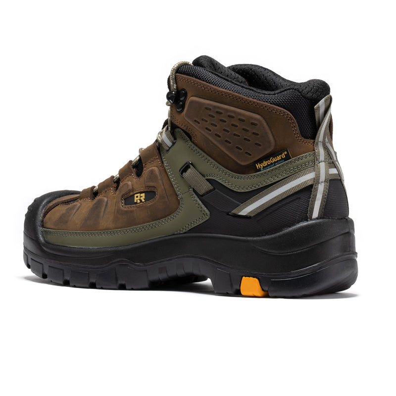 Load image into Gallery viewer, ROCKROOSTER Woodland Brown 6 inch Composite Toe Waterproof Leather Work Boots AK661
