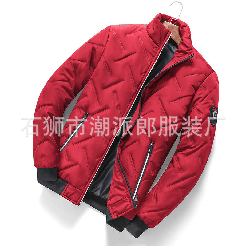 Load image into Gallery viewer, Men's Lightweight Cotton Jacket with Stand Collar
