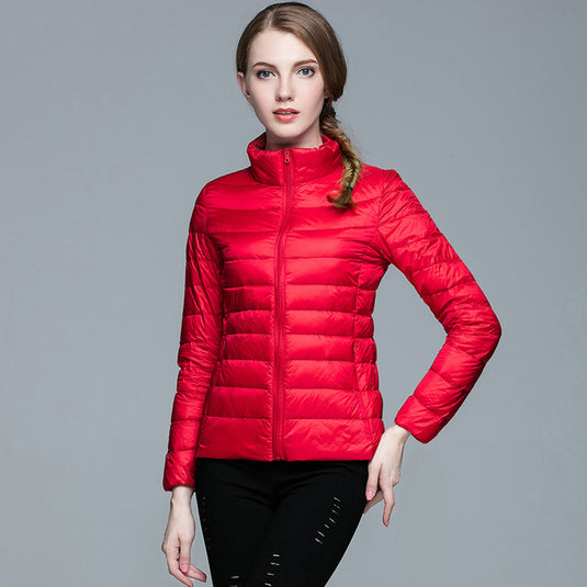 Women's Stand Collar Down Jacket