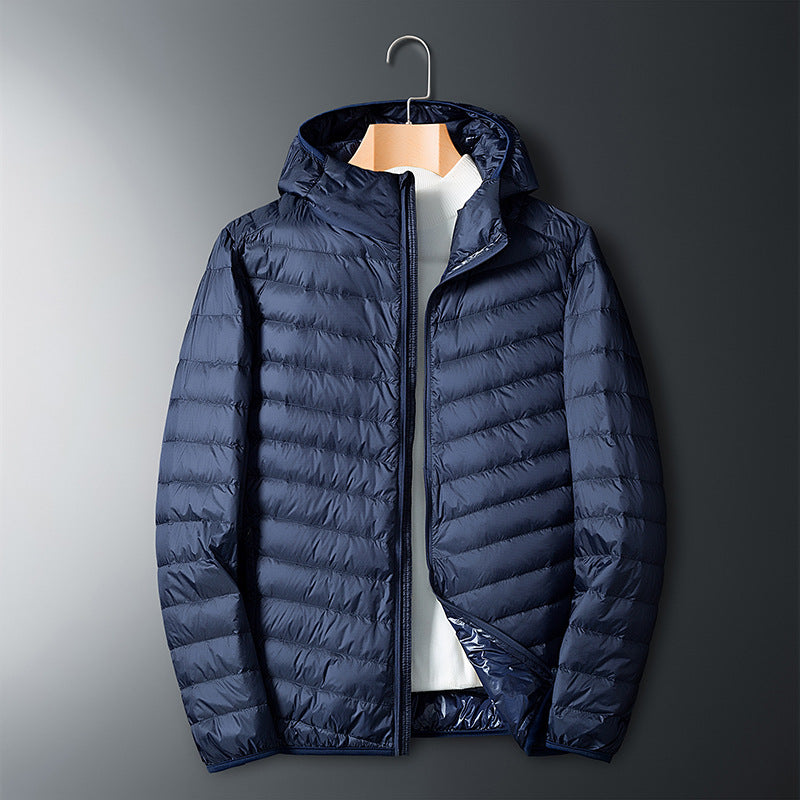 Load image into Gallery viewer, Lightweight White Duck Down Jacket
