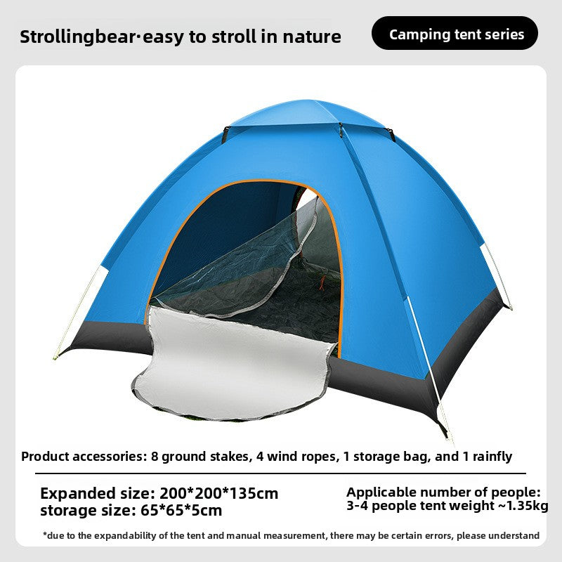 Load image into Gallery viewer, Automatic Pop Up Camping Tent with Sun Protection
