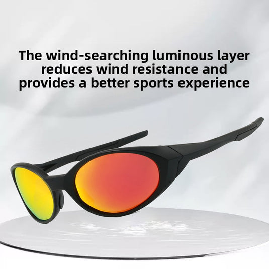 Oval Polarized Sports Sunglasses