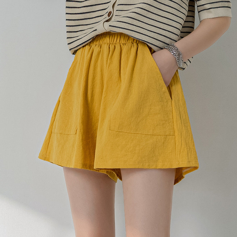 Load image into Gallery viewer, Women's Cotton Linen Casual Shorts
