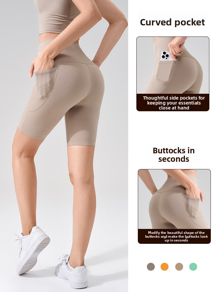 Load image into Gallery viewer, High Waist Yoga Fitness Shorts
