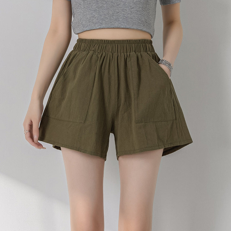 Load image into Gallery viewer, Women's Cotton Linen Casual Shorts
