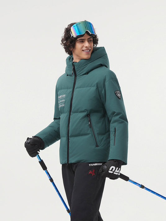 Thickened Goose Down Hooded Jacket