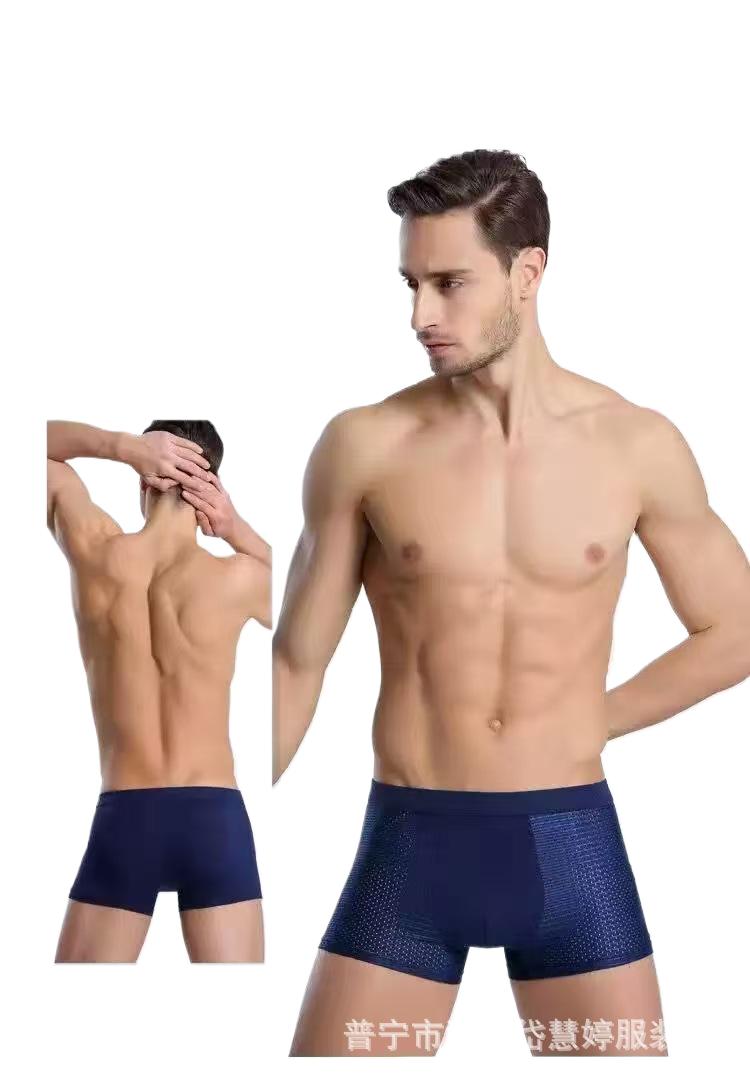 Load image into Gallery viewer, Men's Breathable Striped Boxer Underwear
