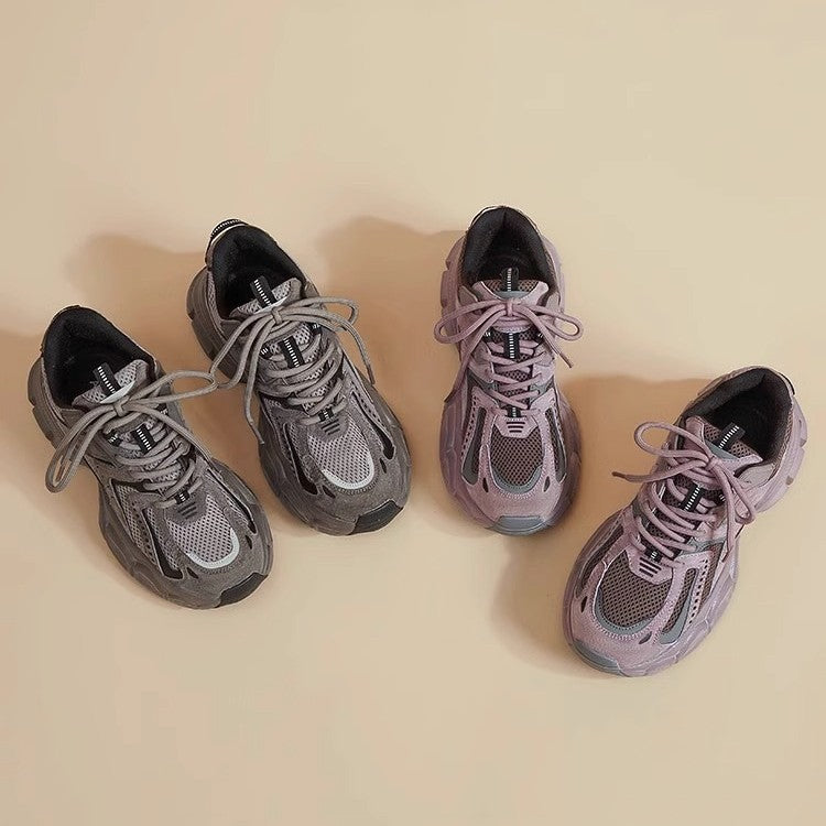 Load image into Gallery viewer, Women's Platform Casual Sneakers Breathable Mesh Running Shoes
