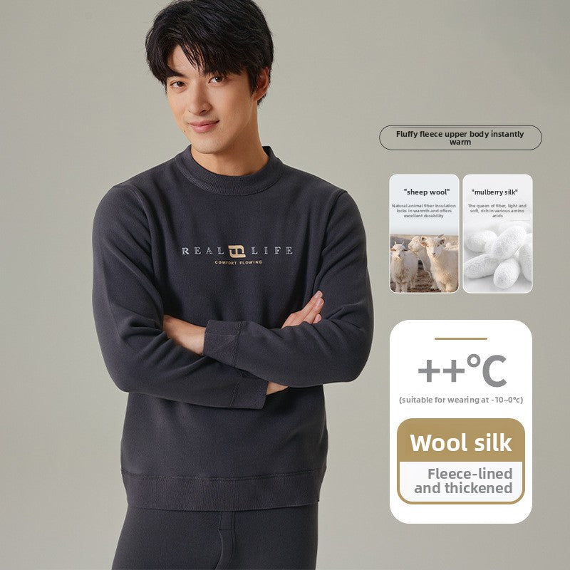 Load image into Gallery viewer, Mens Fleece Lined Thermal Underwear Set
