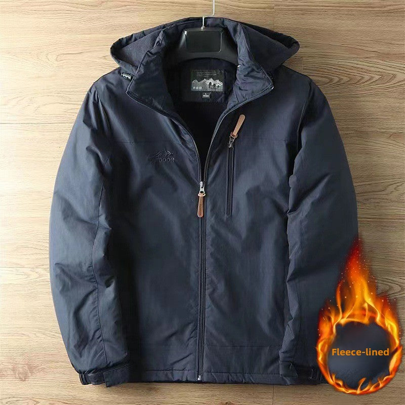 Load image into Gallery viewer, Mens Fleece Lined Outdoor Jacket

