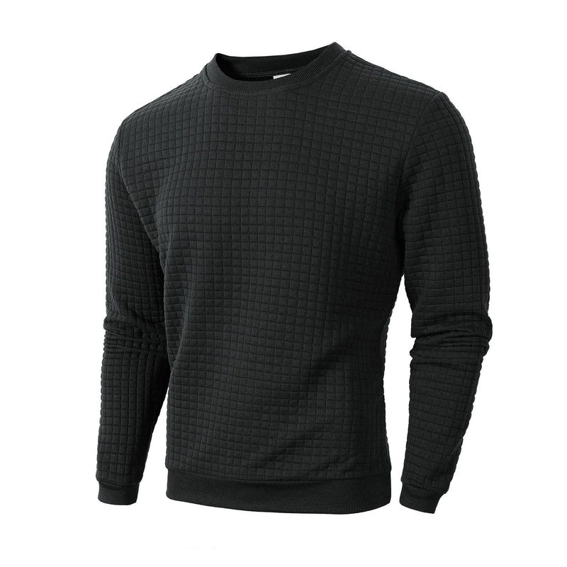 Load image into Gallery viewer, Men's Checkered Long Sleeve Sweatshirt

