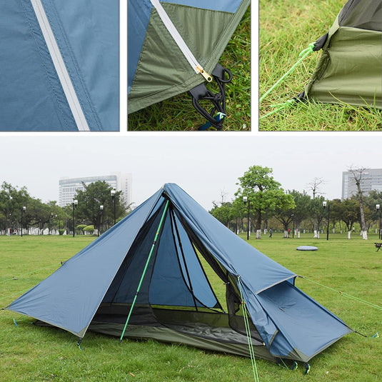 Lightweight Backpacking Tent for 1 Person 