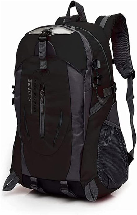 40L Waterproof Lightweight Hiking,Camping,Cycling, Climbing，Travel Backpack for Men Women (Black)