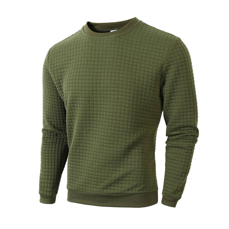 Load image into Gallery viewer, Men's Checkered Long Sleeve Sweatshirt

