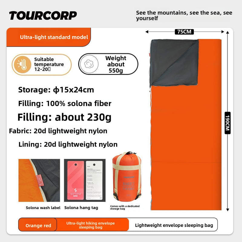 Load image into Gallery viewer, Ultra-Light Summer Sleeping Bag for Outdoor Camping
