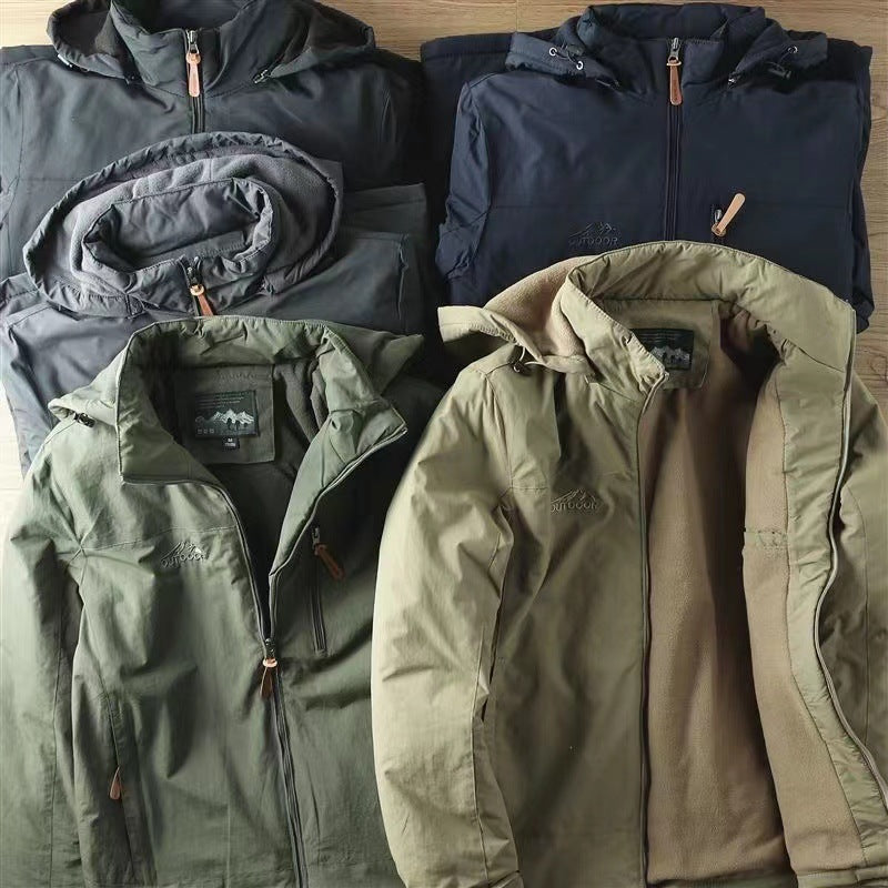 Load image into Gallery viewer, Mens Fleece Lined Outdoor Jacket
