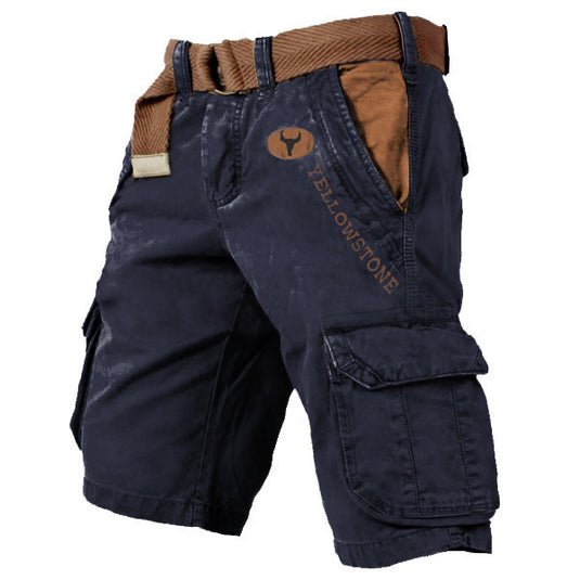 Men's Summer Cargo Shorts Loose Fit