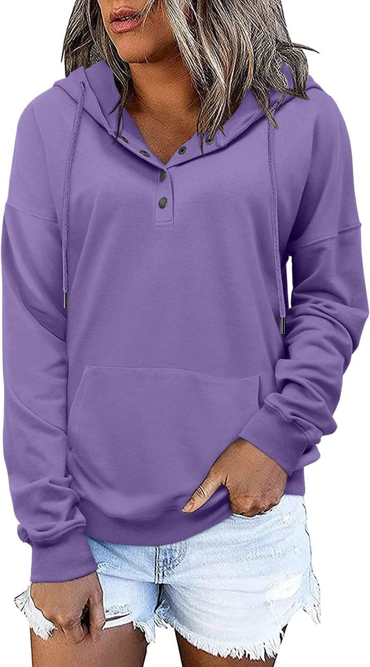 Womens Hoodies Sweatshirts with Kangaroo Pockets