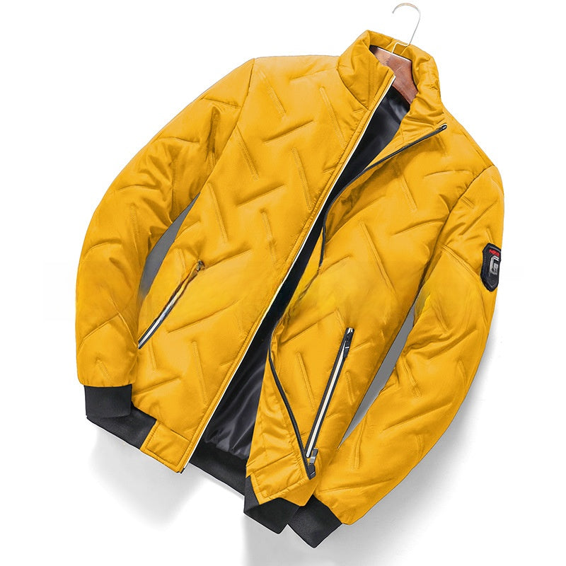 Load image into Gallery viewer, Men's Lightweight Cotton Jacket with Stand Collar
