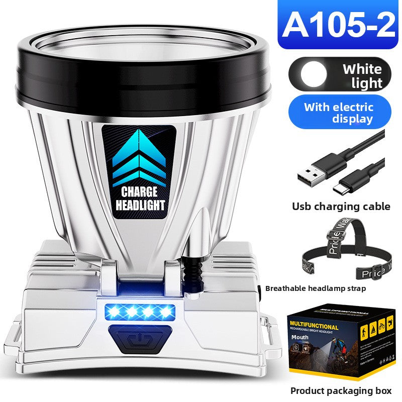 Load image into Gallery viewer, Rechargeable LED Headlamp for Outdoor Camping and Fishing
