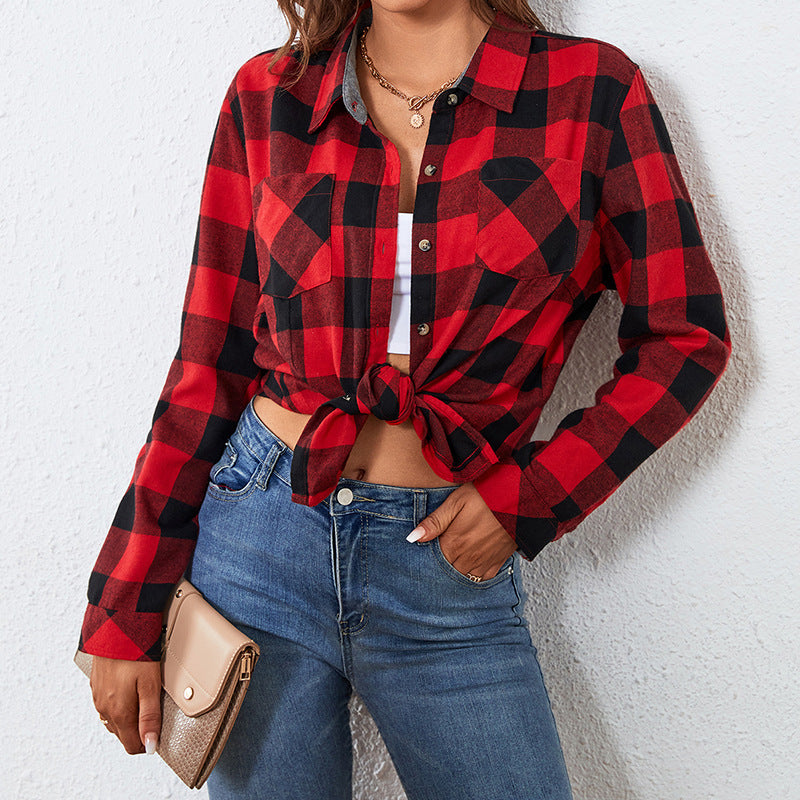 Load image into Gallery viewer, Womens Flannel Shirt
