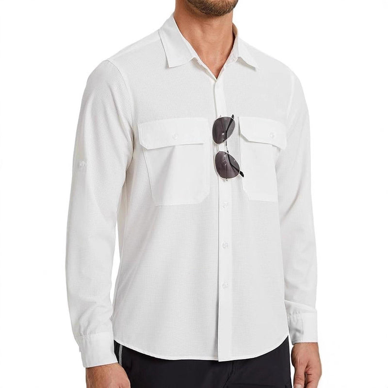 Load image into Gallery viewer, Men's Long-Sleeved Sun Protection Shirt, Anti-Uv, Quick-Drying and Cooling
