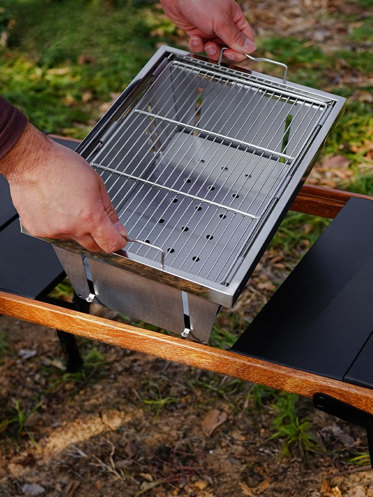 Load image into Gallery viewer, Portable Adjustable Height Camping Aluminum Table
