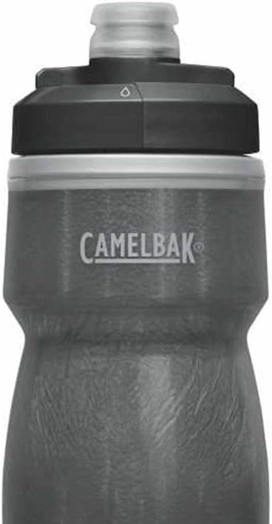 CamelBak Podium Chill Insulated Bike Water Bottle - Easy Squeezee - Fits Most Bike Cages - 21Oz, Black