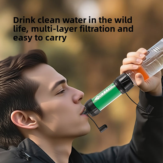 Portable Outdoor Water Filter Purifier Straw