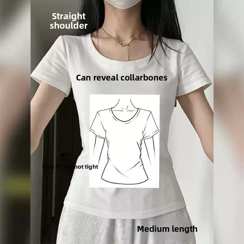 Load image into Gallery viewer, A simple straight-shoulder V-neck base layer top
