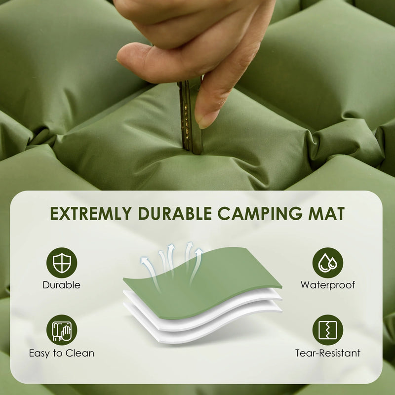 Load image into Gallery viewer, Double Sleeping Pad for Camping:
