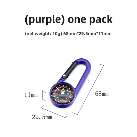Outdoor Carabiner Compass
