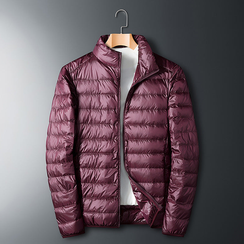 Load image into Gallery viewer, Lightweight White Duck Down Jacket
