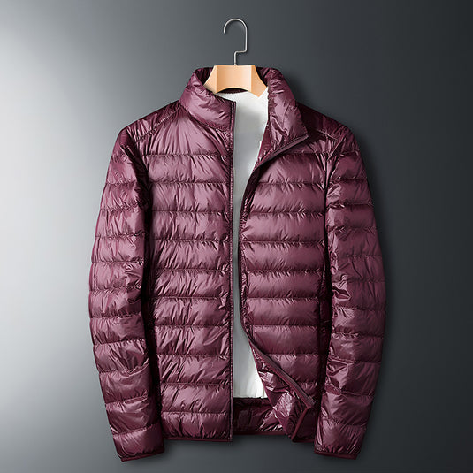 Lightweight White Duck Down Jacket