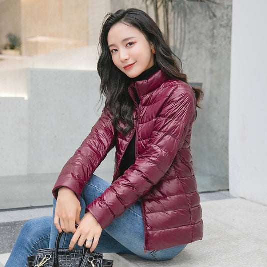 Women's Stand Collar Down Jacket
