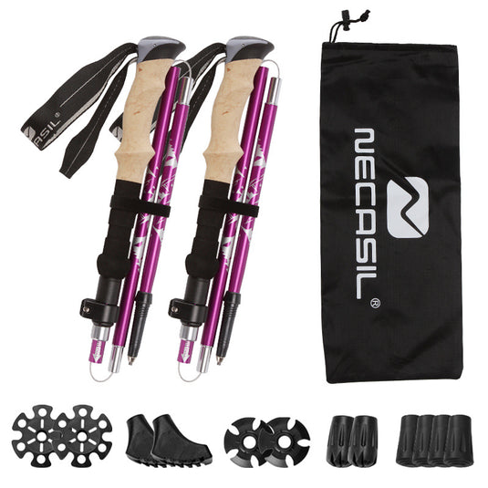 Ultra-light Telescopic Folding Trekking Poles